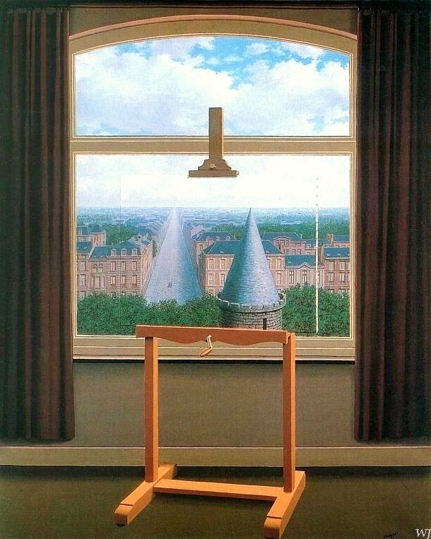 Art - Magritte - Les Promenades d'Euclide